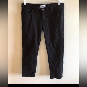 PAIGE "james crop" black jeans - womens 31